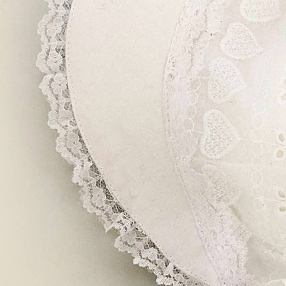 Heart Eyelet Baby Sunbonnet SALE