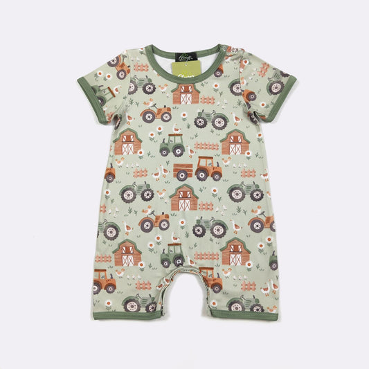 SS Green Gander Farm Boy Romper