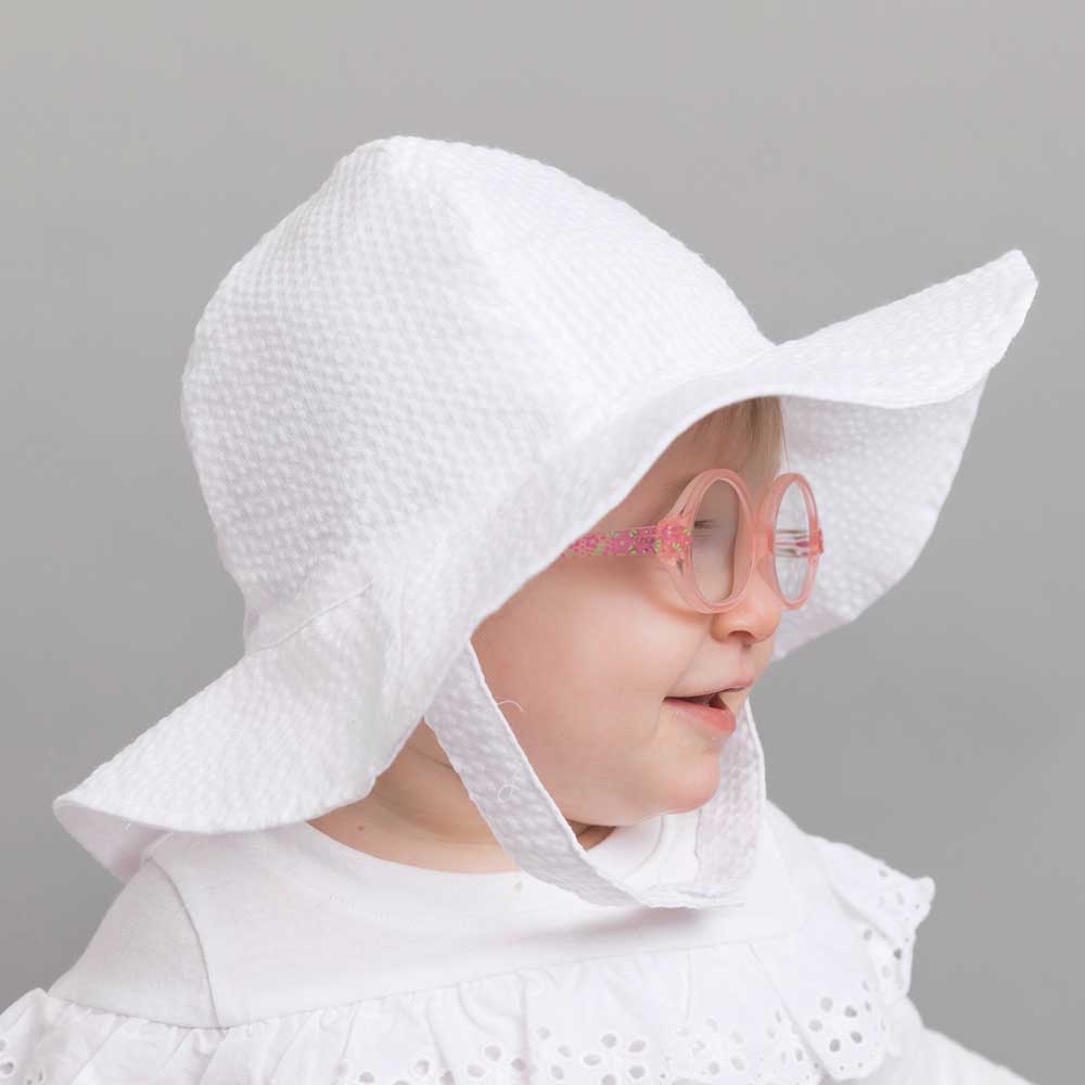 White Seersucker Sunhat Baby & Toddler SALE