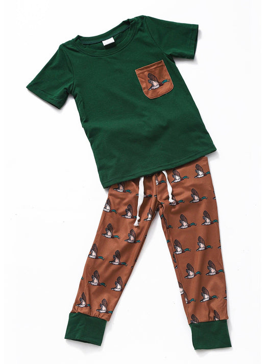 Boys Duck Printed Pocket Hunting Sets
