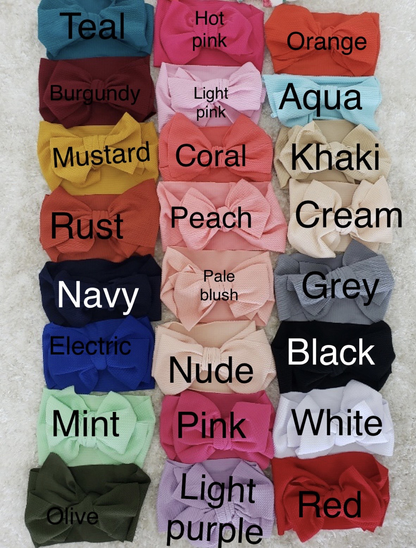 Waffle Headwraps- CONTACT ME FOR COLOR CHOICE