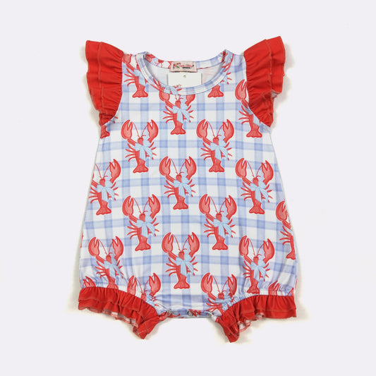 Preppy Lobster Baby Romper