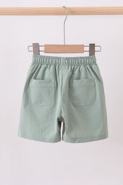 Sage pocket performance shorts
