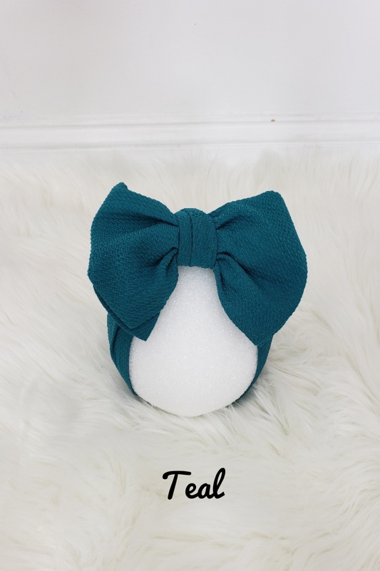 Waffle Headwrap- Teal