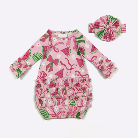 Watermelon Sugar Baby Gown