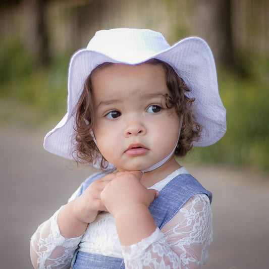 White Seersucker Sunhat Baby & Toddler SALE